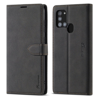 Forwenw F1 Series Matte Strong Magnetism Horizontal Flip Leather Case with Holder & Card Slots & Wallet & Photo Frame, For Samsung Galaxy A21s, For Samsung Galaxy Note 9, For Samsung Galaxy Note 10, For Samsung Galaxy Note 10+, For Samsung Galaxy Note2...