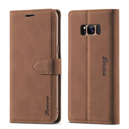 Forwenw F1 Series Matte Strong Magnetism Horizontal Flip Leather Case with Holder & Card Slots & Wallet & Photo Frame, For Samsung Galaxy S8, For Samsung Galaxy S8+, For Samsung Galaxy S9, For Samsung Galaxy S9+, For Samsung Galaxy S10                 ...