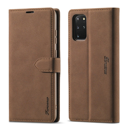 Forwenw F1 Series Matte Strong Magnetism Horizontal Flip Leather Case with Holder & Card Slots & Wallet & Photo Frame, For Samsung Galaxy S20, For Samsung Galaxy S20+