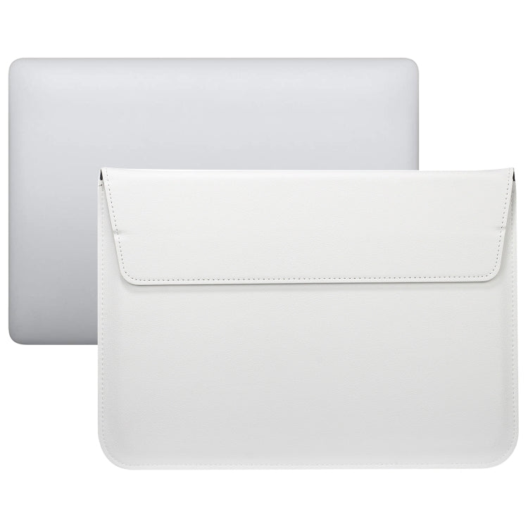 PU Leather Ultra-thin Envelope Bag Laptop Bag with Stand Function, For MacBook Air / Pro 15 inch