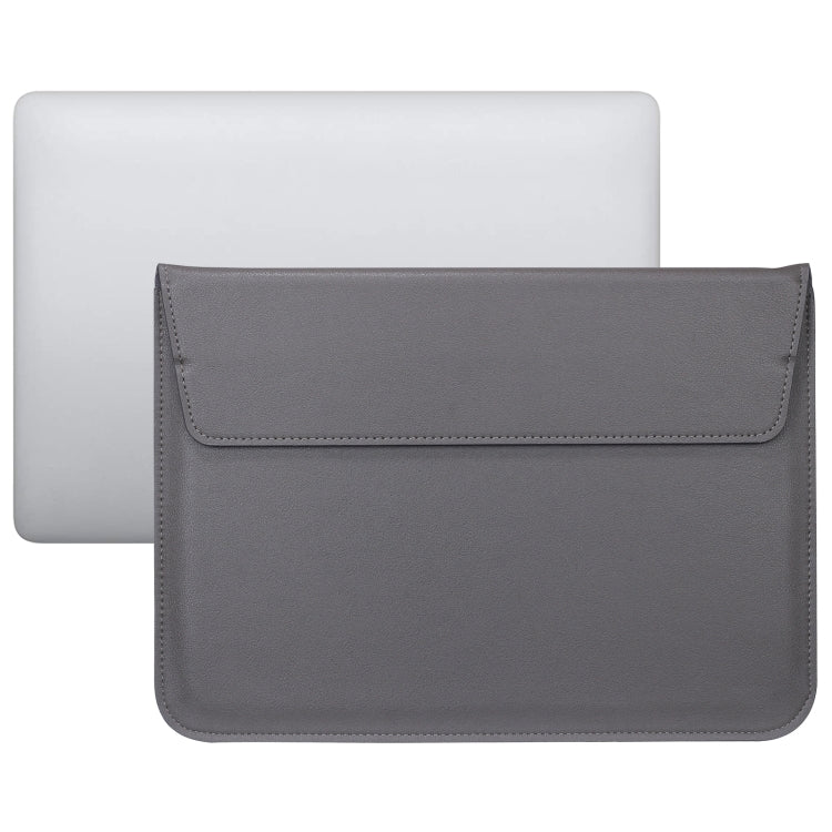 PU Leather Ultra-thin Envelope Bag Laptop Bag with Stand Function, For MacBook Air / Pro 15 inch