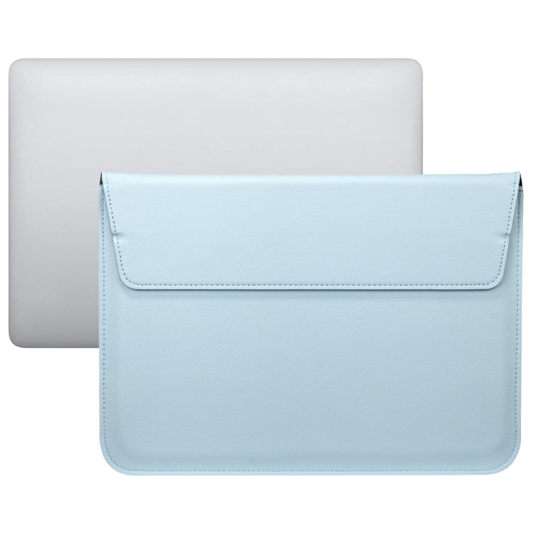 PU Leather Ultra-thin Envelope Bag Laptop Bag with Stand Function, For MacBook Air / Pro 15 inch