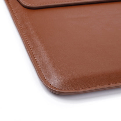 PU Leather Ultra-thin Envelope Bag Laptop Bag with Stand Function, For MacBook Air / Pro 15 inch