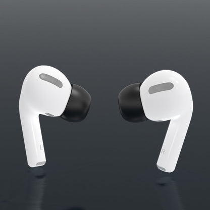 6 Pairs Wireless Earphone Replaceable Silicone Ear Cap Earplugs for AirPods Pro, with Storage Box, Silicone White