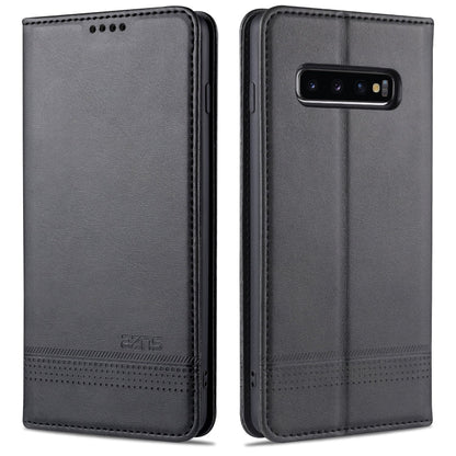 AZNS Magnetic Calf Texture Horizontal Flip Leather Case with Card Slots & Holder & Wallet, For Samsung Galaxy S10+, For Samsung Galaxy S20 FE, For Huawei Honor X10 Max