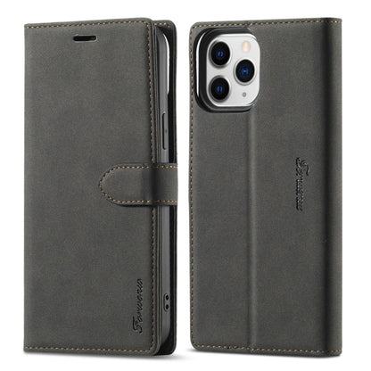 Forwenw F1 Series Matte Strong Magnetism Horizontal Flip Leather Case with Holder & Card Slots & Wallet & Photo Frame, For iPhone 11 Pro, For iPhone 11 Pro Max, For iPhone 12, For iPhone 12 Mini, For iPhone 12 Pro, For iPhone 12 Pro Max