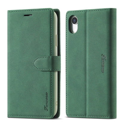 Forwenw F1 Series Matte Strong Magnetism Horizontal Flip Leather Case with Holder & Card Slots & Wallet & Photo Frame, For iPhone XR