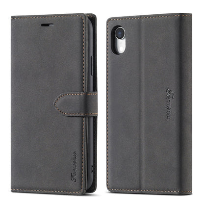 Forwenw F1 Series Matte Strong Magnetism Horizontal Flip Leather Case with Holder & Card Slots & Wallet & Photo Frame, For iPhone XR