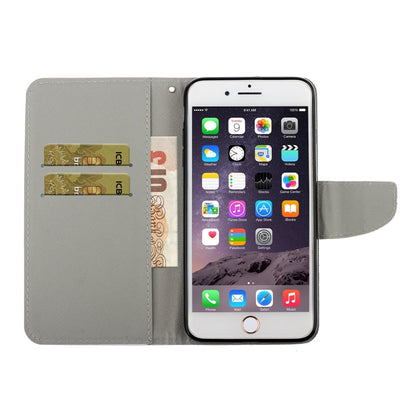 Coloured Drawing Pattern Horizontal Flip PU Leather Case with Holder & Card Slots & Wallet & Lanyard, For iPhone 8 & 7