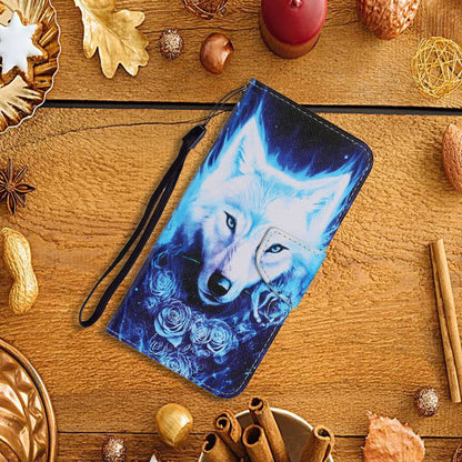 Coloured Drawing Pattern Horizontal Flip PU Leather Case with Holder & Card Slots & Wallet & Lanyard, For iPhone 8 & 7