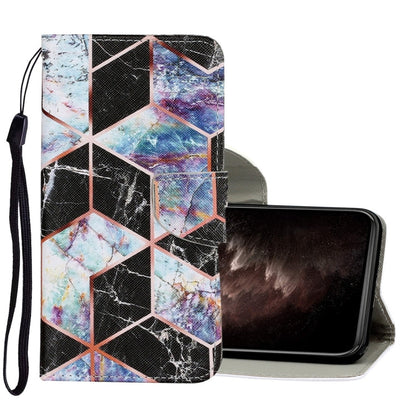 Coloured Drawing Pattern Horizontal Flip PU Leather Case with Holder & Card Slots & Wallet & Lanyard, For iPhone 11 Pro Max