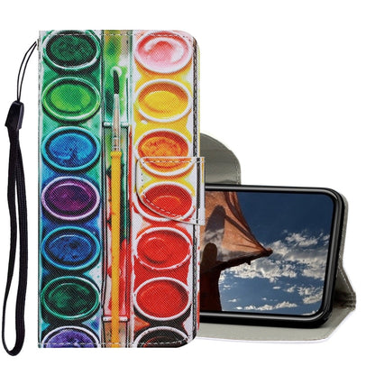 Coloured Drawing Pattern Horizontal Flip PU Leather Case with Holder & Card Slots & Wallet & Lanyard, For iPhone X / XS