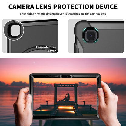 360 Degree Rotation PC + TPU Protective Case with Holder & Hand Strap, For Samsung Galaxy Tab A7 10.4 (2020)