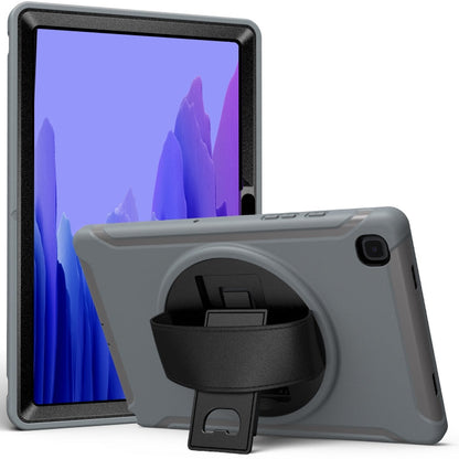 360 Degree Rotation PC + TPU Protective Case with Holder & Hand Strap, For Samsung Galaxy Tab A7 10.4 (2020)