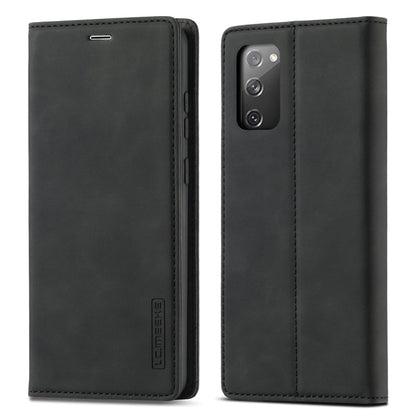 LC.IMEEKE Strong Magnetism Ultra-thin Horizontal Flip Shockproof Matte TPU + PU Leather Case with Holder & Card Slots & Wallet, For Samsung Galaxy S20, For Samsung Galaxy S20+, For Samsung Galaxy S20 Ultra, For Samsung Galaxy S20 FE