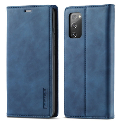 LC.IMEEKE Strong Magnetism Ultra-thin Horizontal Flip Shockproof Matte TPU + PU Leather Case with Holder & Card Slots & Wallet, For Samsung Galaxy S20, For Samsung Galaxy S20+, For Samsung Galaxy S20 Ultra, For Samsung Galaxy S20 FE