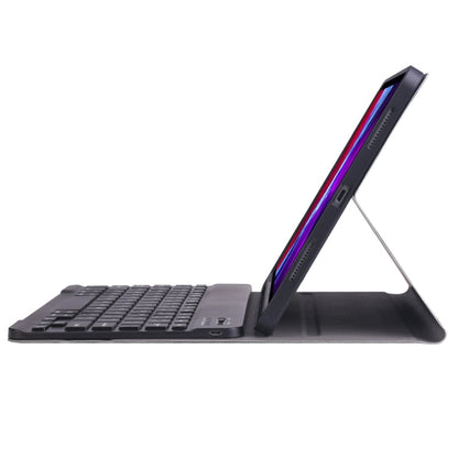 A098B TPU Detachable Ultra-thin Bluetooth Keyboard Protective Case for iPad Air 11 2024 / 2025 / Air 4 10.9 inch 2020, with Stand & Pen Slot, A098B