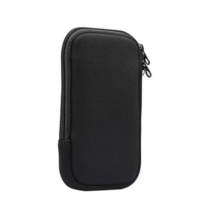 Universal Elasticity Zipper Protective Case Storage Bag with Lanyard For iPhone 12 mini / 4.7-5.4 inch Smart Phones, For iPhone 12 mini
