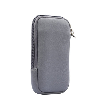 Universal Elasticity Zipper Protective Case Storage Bag with Lanyard For iPhone 12 Pro Max / 6.7-6.9 inch Smart Phones, For iPhone 12 Pro Max