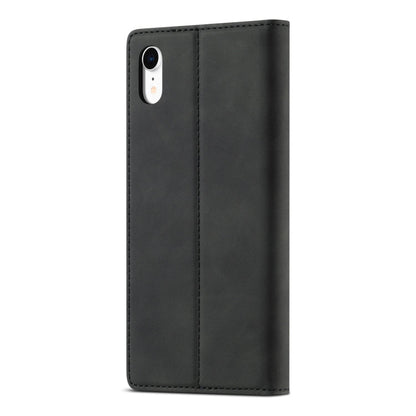 LC.IMEEKE Strong Magnetism Ultra-thin Horizontal Flip Shockproof Matte TPU + PU Leather Case with Holder & Card Slots & Wallet, For iPhone XR, For iPhone XS Max, For iPhone 6 / 6s, For iPhone 6 Plus / 6s Plus