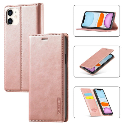 LC.IMEEKE Strong Magnetism Ultra-thin Horizontal Flip Shockproof Matte TPU + PU Leather Case with Holder & Card Slots & Wallet, For iPhone 8 Plus / 7 Plus, For iPhone 11, For iPhone 11 Pro, For iPhone 11 Pro Max