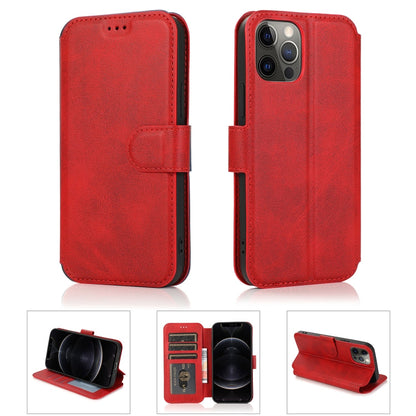 Shockproof PU + TPU Leather Case with Card Slots & Holder & Photo Frame & Wallet, For iPhone 12 mini, For iPhone 12 / 12 Pro, For iPhone 12 Pro Max