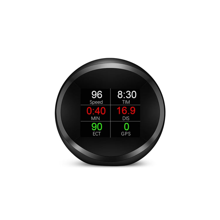 P11 OBD2 + GPS Mode Car HUD Head-up Display Water Temperature / Vehicle Speed / Voltage / Fuel Consumption Display, Speed Alarm, P11