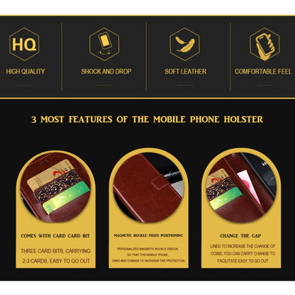 idewei Crazy Horse Texture Horizontal Flip Leather Case with Holder & Card Slots & Wallet, For ASUS Zenfone 7 Pro ZS671KS, For ASUS Zenfone 7 ZS670KS, For Blackview BV5500