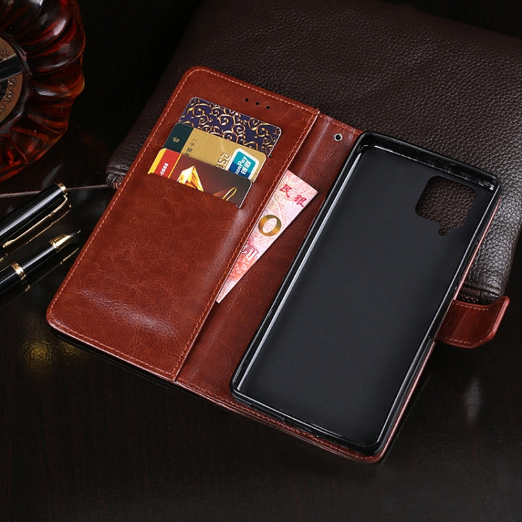 idewei Crazy Horse Texture Horizontal Flip Leather Case with Holder & Card Slots & Wallet, For Samsung Galaxy A42 5G, For Samsung Galaxy M01s, For Samsung Galaxy M31s
