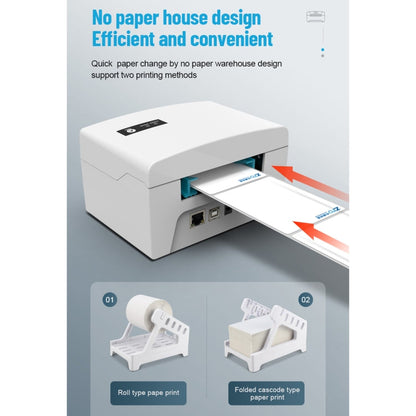 ZJ-8600 76x130 Single Paper Waybill Express Bill Label Printer,, EU Plug, US Plug, UK Plug