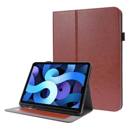 Crazy Horse Texture Horizontal Flip Leather Case with 2-folding Holder & Card Slot, For Lenovo Tab M10, For iPad 10.2 / iPad Pro 10.5, For iPad Pro 12.9 inch (2020), For iPad Pro 11 inch /iPad Air 2022 / 2020 10.9
