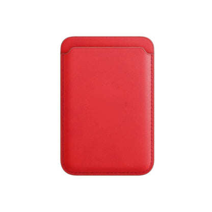 Leather Wallet Pouch Card Holder Card Case with Magsafing Magnetic for iPhone 17-12 Series