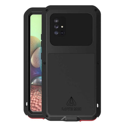 LOVE MEI Metal Shockproof Waterproof Dustproof Protective Case with Glass, For Samsung Galaxy A21 (US Version), For Samsung Galaxy A51 5G, For Samsung Galaxy A71 5G, For Samsung Galaxy S20 FE