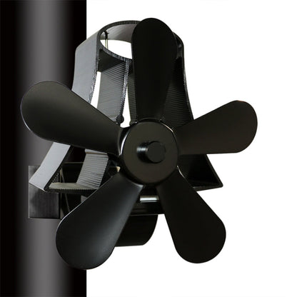YL-106 5-Blade High Temperature Aluminum Heat Powered Fireplace Stove Fan, YL-106 (White), YL-106 (Black), YL-106 (Bronze), YL-106 (Grey), YL-106 (Gold), YL-106 (Rose Red), YL-106 (Silver)