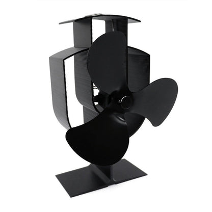 YL401 3-Blade High Temperature Metal Heat Powered Fireplace Stove Fan, YL401 (Gold), YL401 (Silver), YL401 (White), YL401 (Black), YL401 (Bronze)
