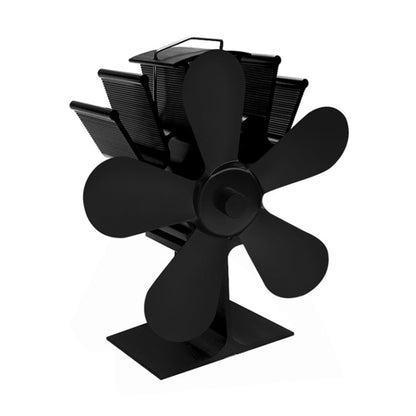 YL602 5-Blade High Temperature Metal Heat Powered Fireplace Stove Fan, YL602 (Rose Red), YL602 (Silver), YL602 (Black), YL602 (Bronze), YL602 (Grey), YL602 (Gold)