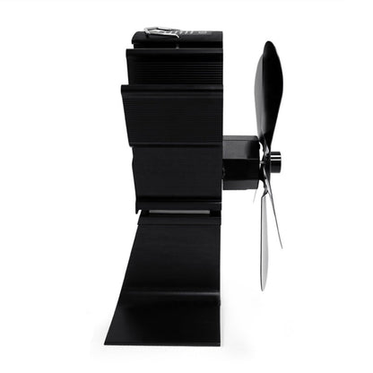 YL602 5-Blade High Temperature Metal Heat Powered Fireplace Stove Fan, YL602 (Rose Red), YL602 (Silver), YL602 (Black), YL602 (Bronze), YL602 (Grey), YL602 (Gold)