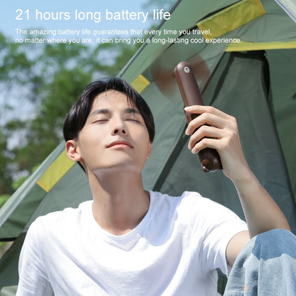 Xiaomi Youpin JISULIFE F8 Multifunctional Mini Fan Handheld Folding Fan, F8 V, F8 (White), F8 (Brown)