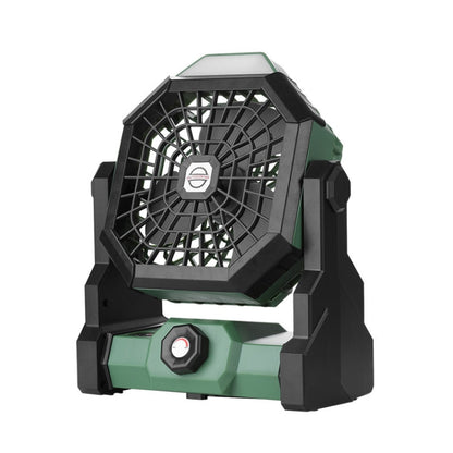 X3 Outdoor Portable Fan USB Charging Air Cooling Fan with LED Night Lamp