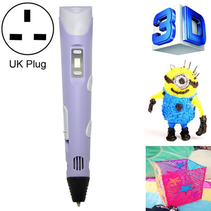 Hand-held 3D Printing Pen, UK Plug, UK Plug