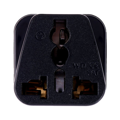 Portable Universal Socket to UK Plug Power Adapter Travel Charger with Fuse, UK Plug(with Fuse)