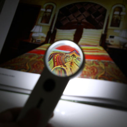 JAKEMY JM-Z19 Portable 8X Optical Magnifier with LED Light, JM-Z19 8X Magnifier