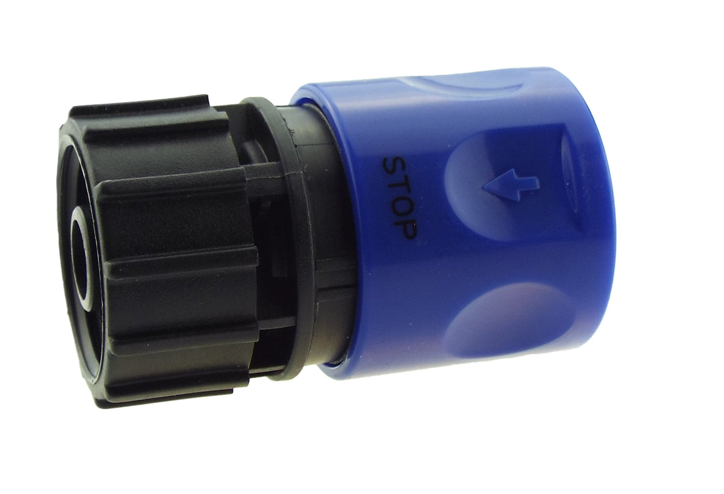 IBC 2” S60X6 Cap with BSPF Thread-Quick Connect Male Valve and Hose Connector 3/4" BSPF