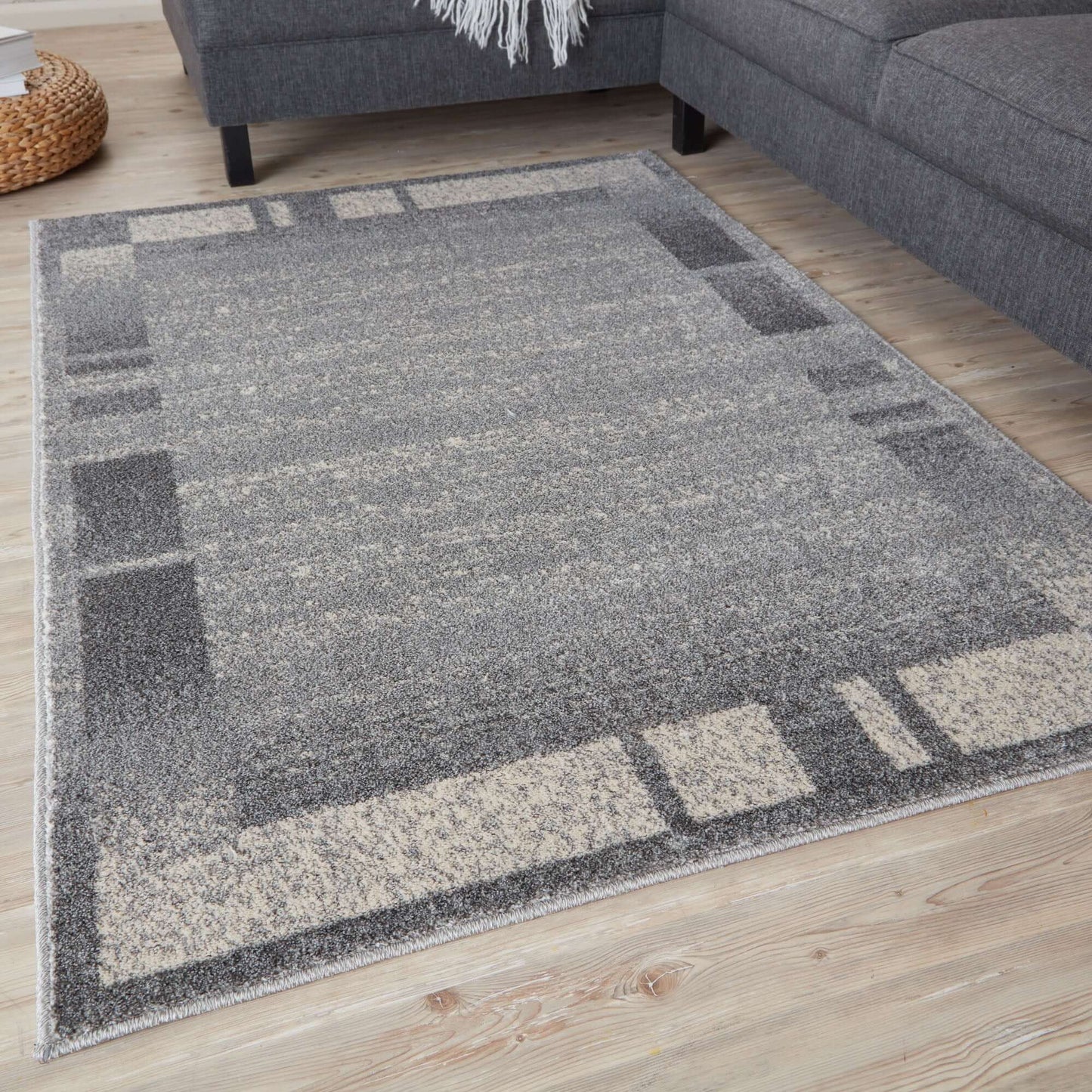 Ephesus Grey Cream Rug | 7438GC