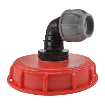 IBC 6-inch Cap Kit with 32mm MDPE Elbow