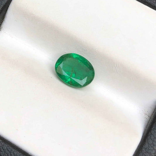 1.20ct Emerald for sale - Budh Ratna - Zamurd - Pachu Stone, Markat Mani Stone - 8x6mm