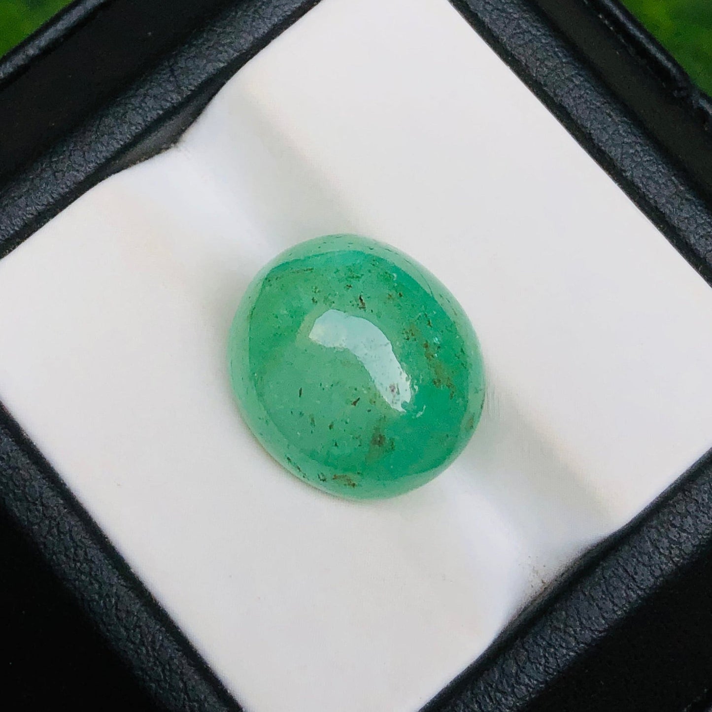 11.60ct Emerald for sale - Budh Ratna - Zamurd - Pachu Stone, Markat Mani Stone - 15x13.5mm