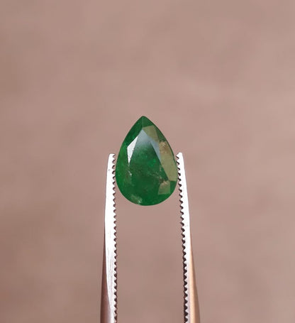 2.80ct Emerald Gemstone - Budh Ratna - Zamurd - Panna Stone, Pachu Stone, Markat Mani Stone -10x7mm