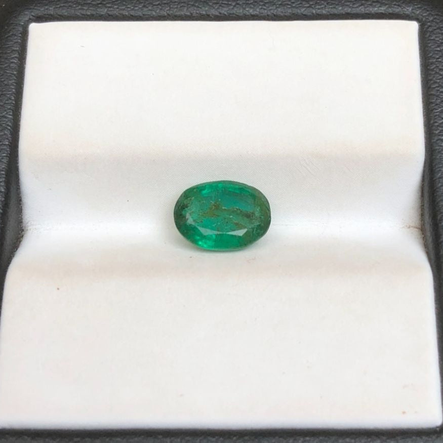 1.20ct Emerald for sale - Budh Ratna - Zamurd - Pachu Stone, Markat Mani Stone - 8x6mm