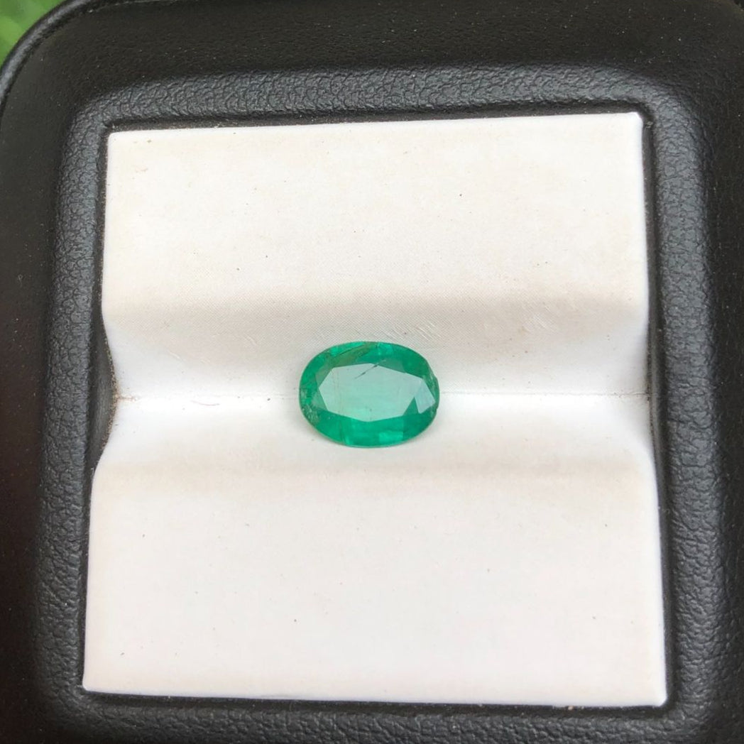 1.20Ct Emerald for sale - Budh Ratna - Zamurd - Pachu Stone, Markat Mani Stone - 9x7mm